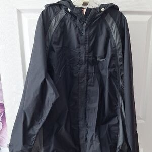 t Coleman Black Windbreaker Jacket Size 2XL